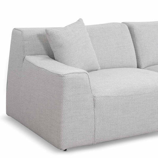 Horizon 3-Seater Chaise Lounge in Storm Cloud Grey