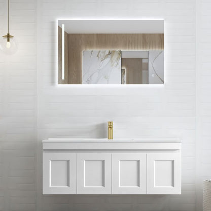 Elysian Luxe 1200MM Matte White Wall Hung Vanity