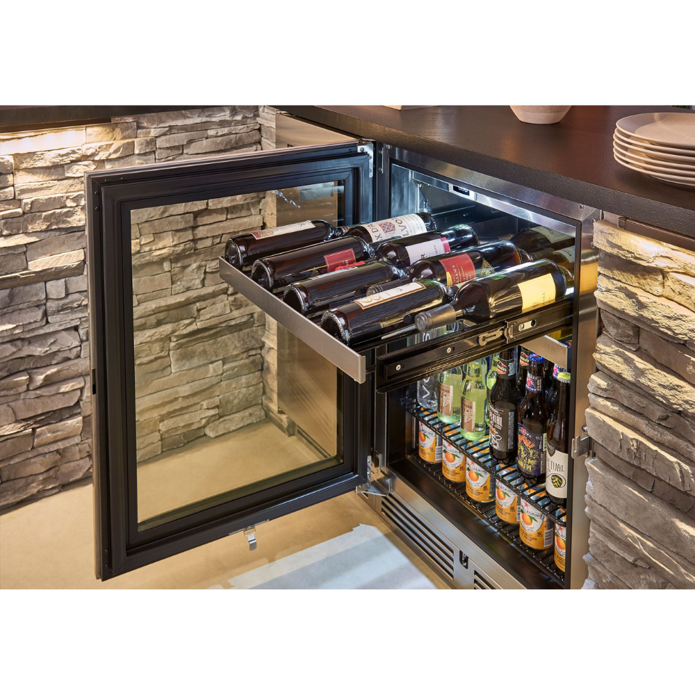 Perlick Signature 24-Inch Outdoor Undercounter Beverage Center (HP24BO-4)