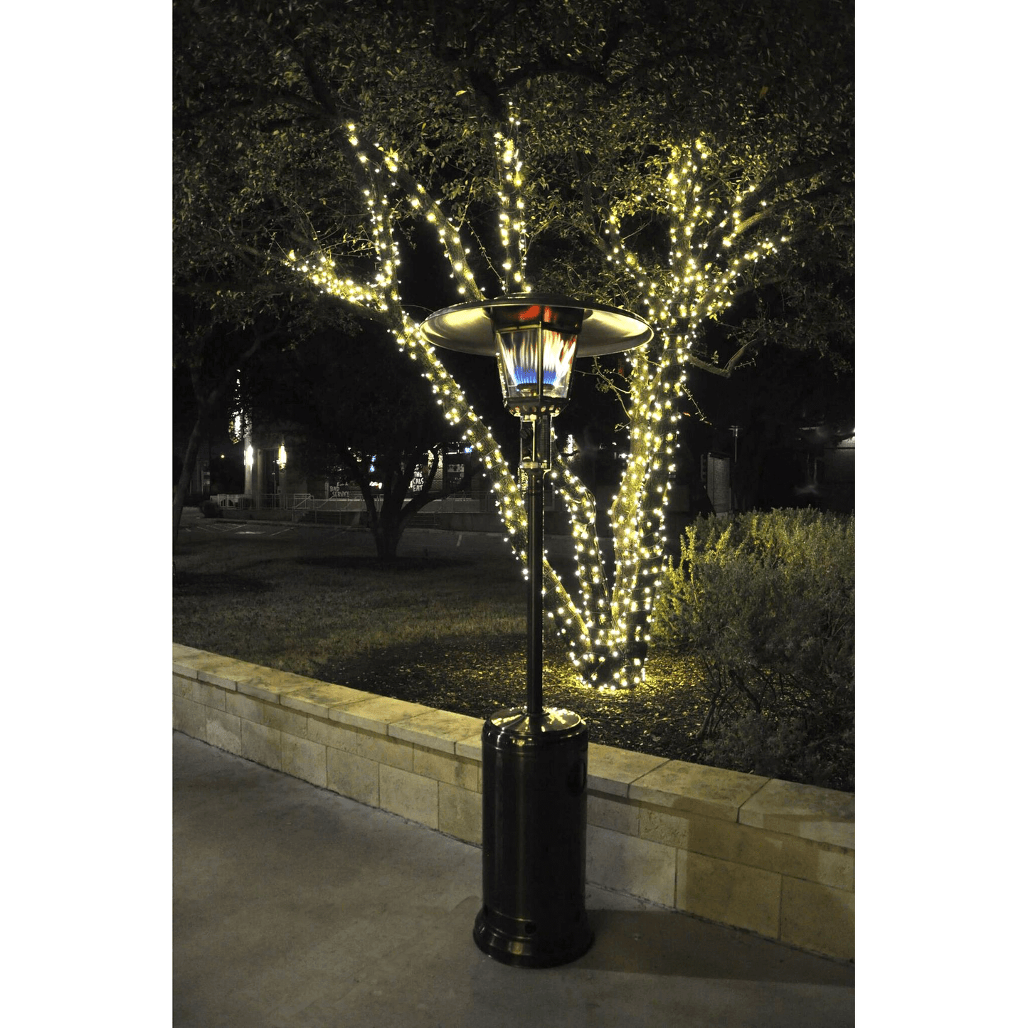 RADtec Real Flame Patio Heater - Antique Bronze Finish