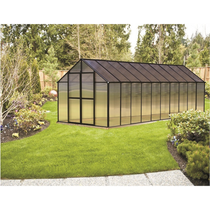 Riverstone Industries Monticello Black Greenhouse Premium Package