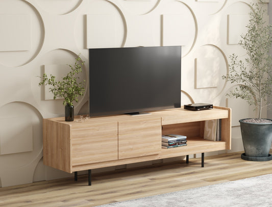 Hudson Media Stand 180 cm Oak