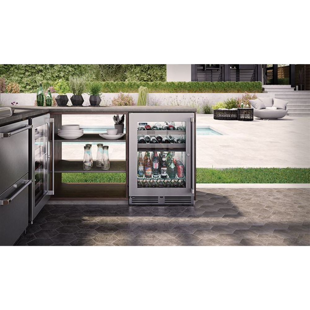 Perlick Signature 24-Inch Outdoor Undercounter Dual Zone Refrigerator/Wine Reserve (HP24CO-4)