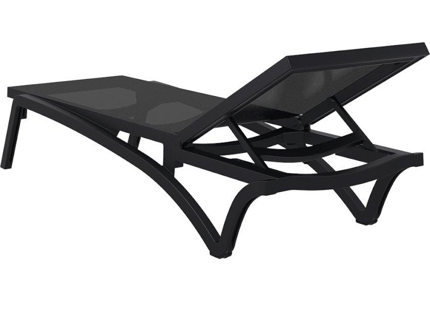 Pantha Outdoor Sun Lounger - Black