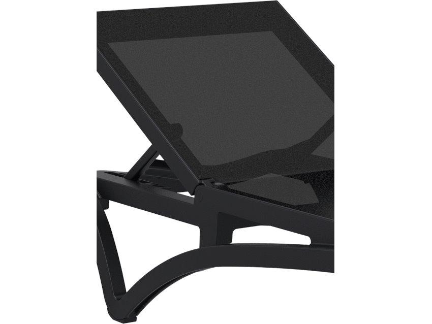 Pantha Outdoor Sun Lounger - Black