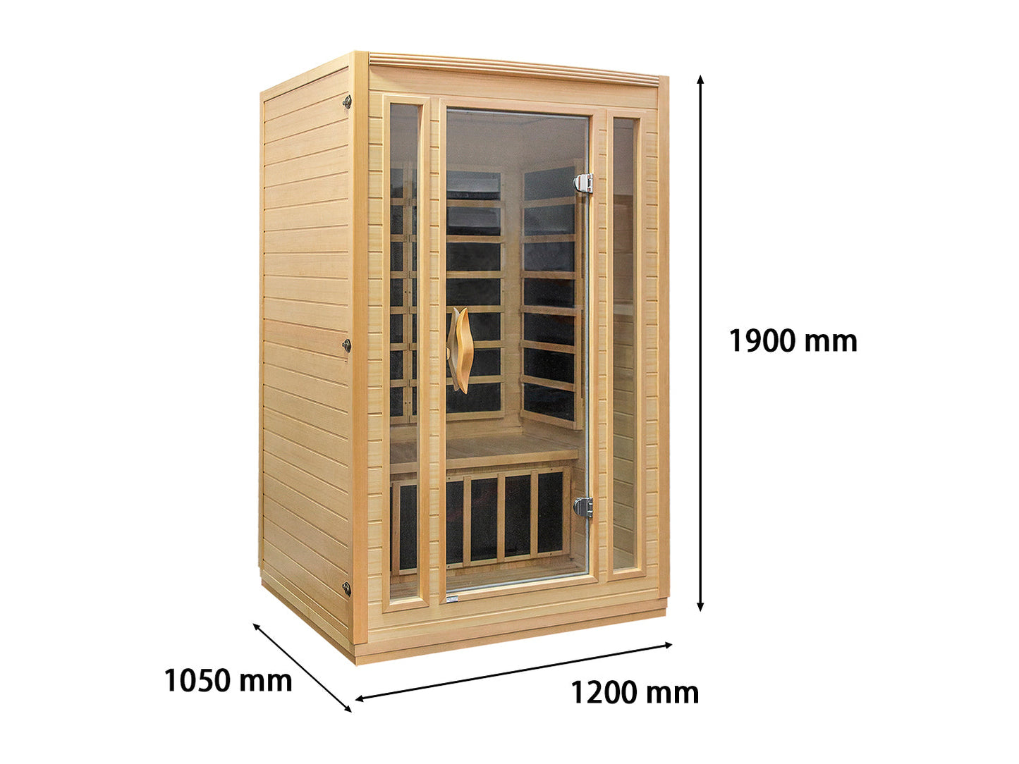 SerenityFlow 2-Person Carbon Far Infrared Sauna