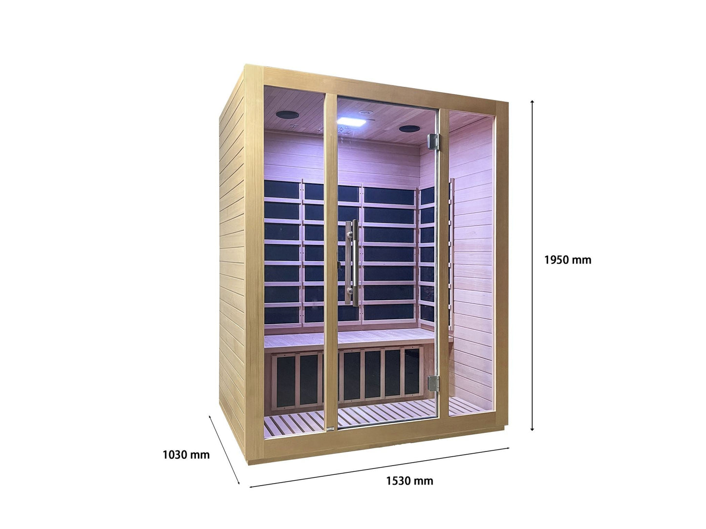 TranquiSoothe 2-3 Person Carbon Far Infrared Sauna